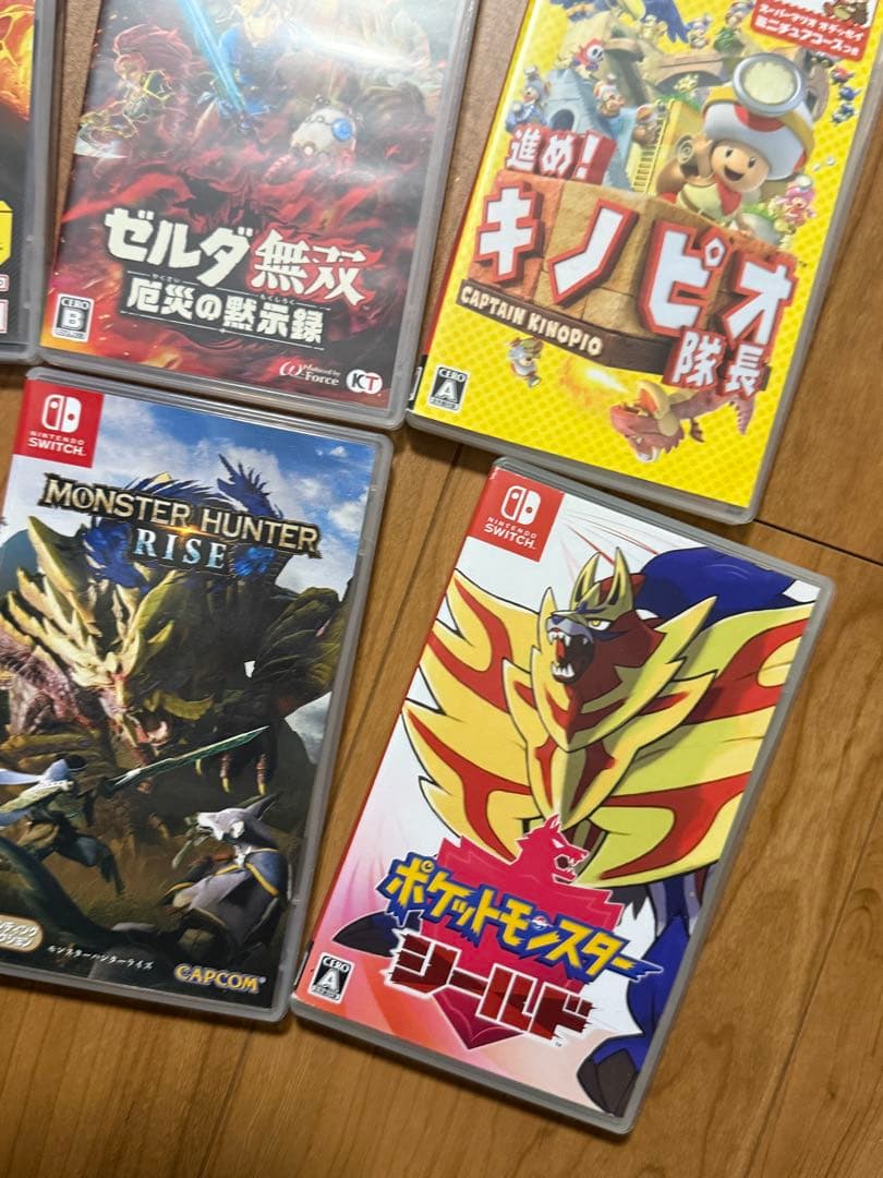 ス*ン様 任天堂スイッチソフト9セットポケモンゼルダ信長の野望ドラゴンボール鬼滅