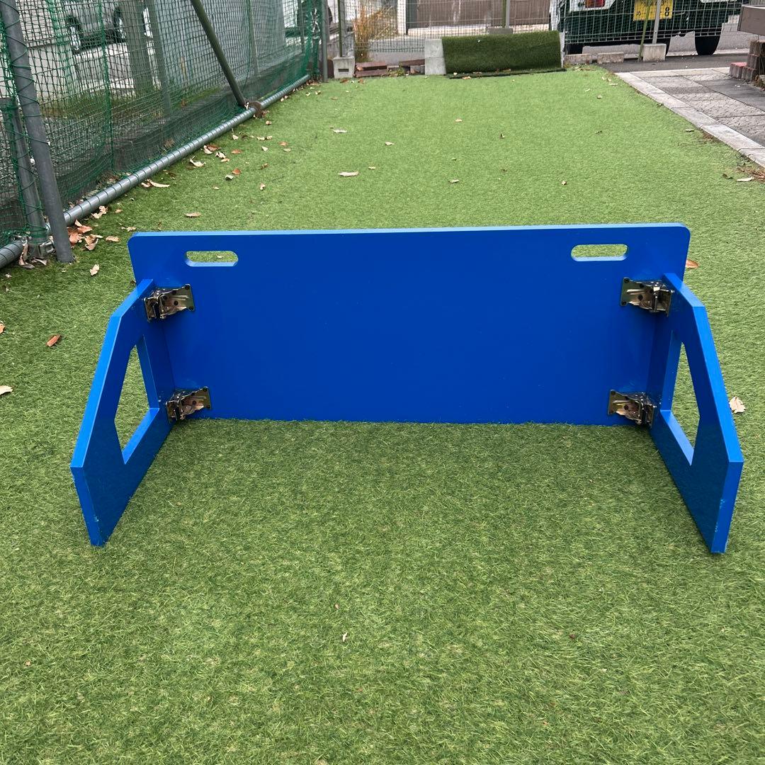 サッカー練習用リバウンドボード壁打ちリバウンダー　サッカー青ブルーリターンボード