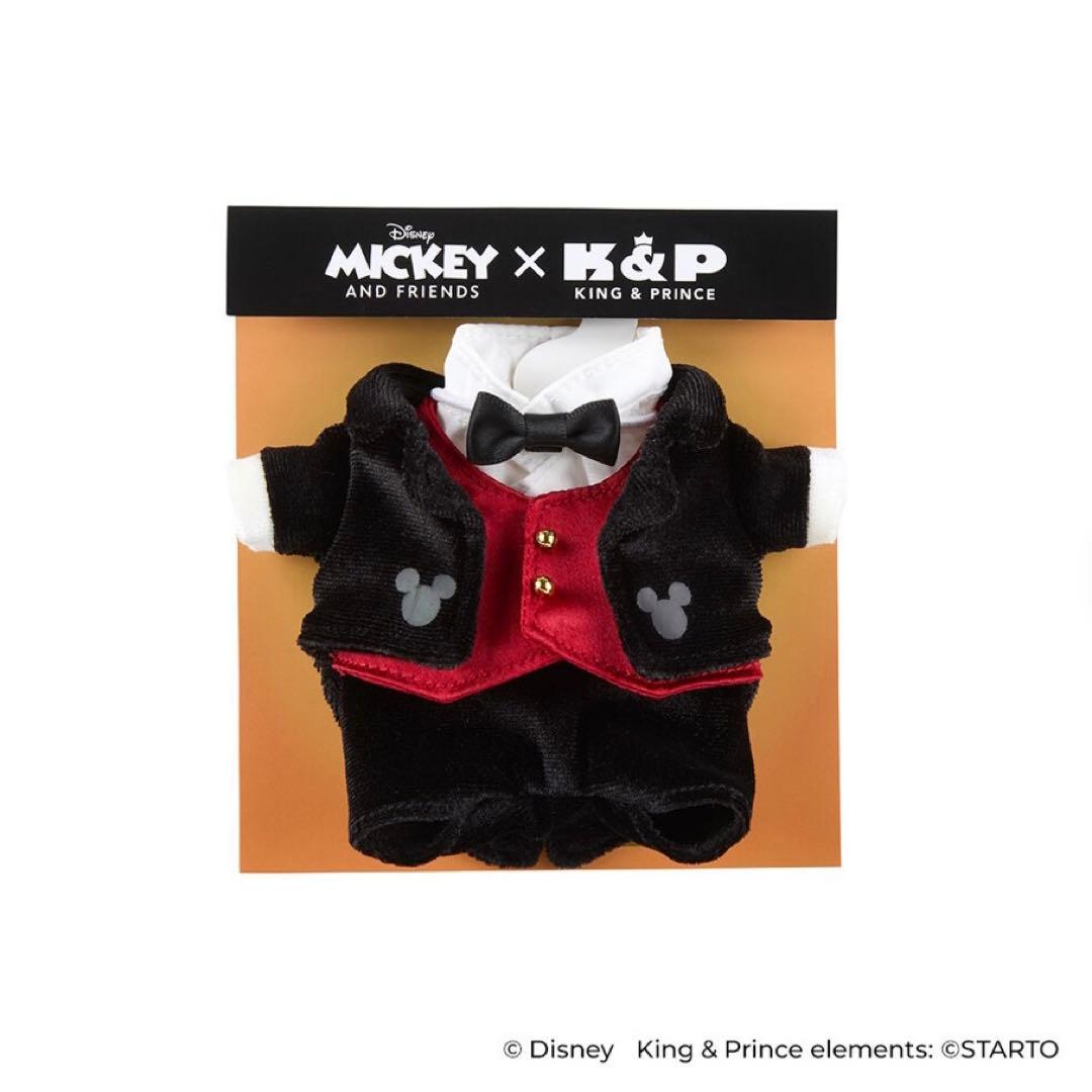 【 はぴぬい 】 着せ替え衣装Mickey × K&P 持ち歩きポーチ 永瀬廉