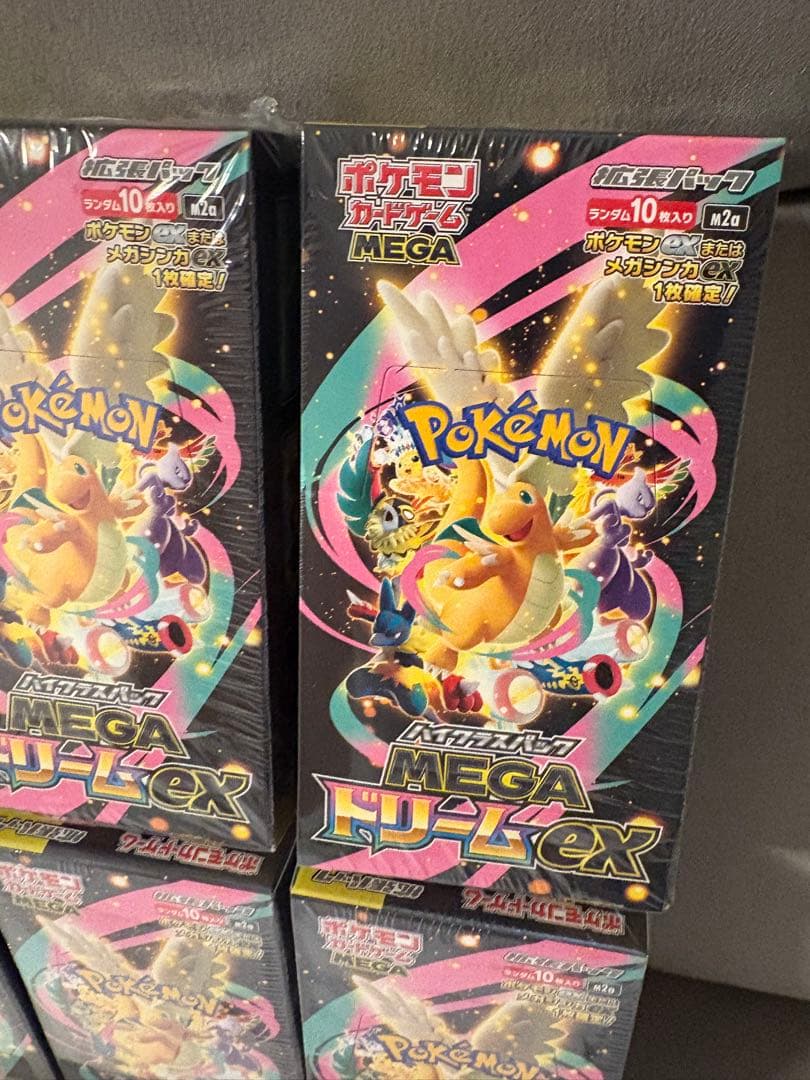 ポケカ　シュリンク付き　ハイクラスパック MEGAドリームex 6box