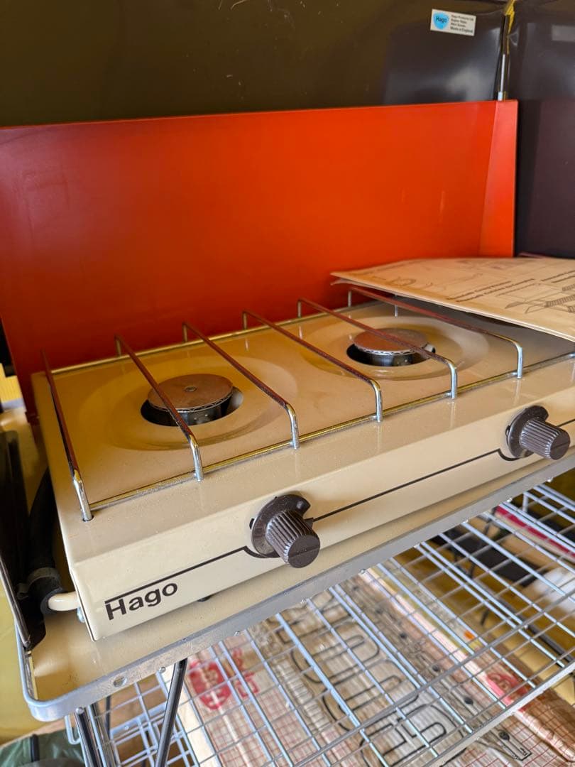 hago キャンプキッチン、3連コンロセット販売
