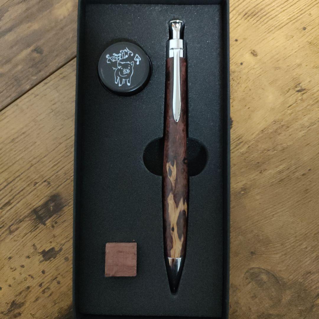 こぶた工房　極上バーズアイ　シャープペンシル　箱付き