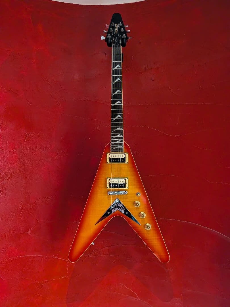 Hamer Vector F/T エレキギター オレンジ・サンバースト