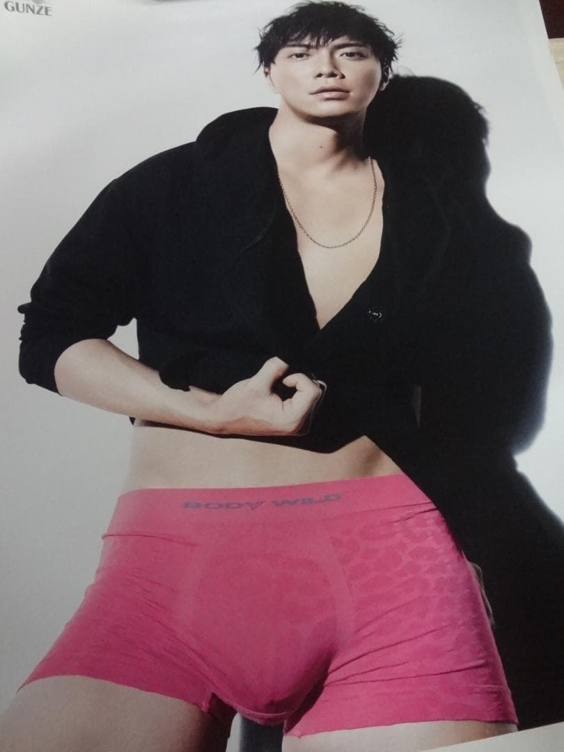 成宮寛貴GUNZE BODY WILD ボクサーパンツ入手困難非売品ポスター