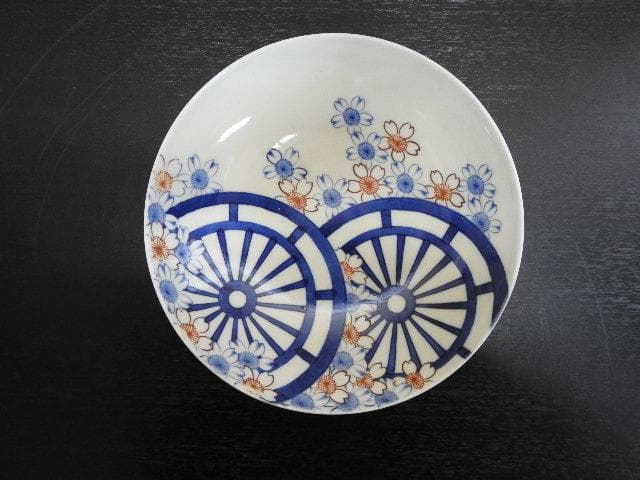 鍋島花文皿　MA343