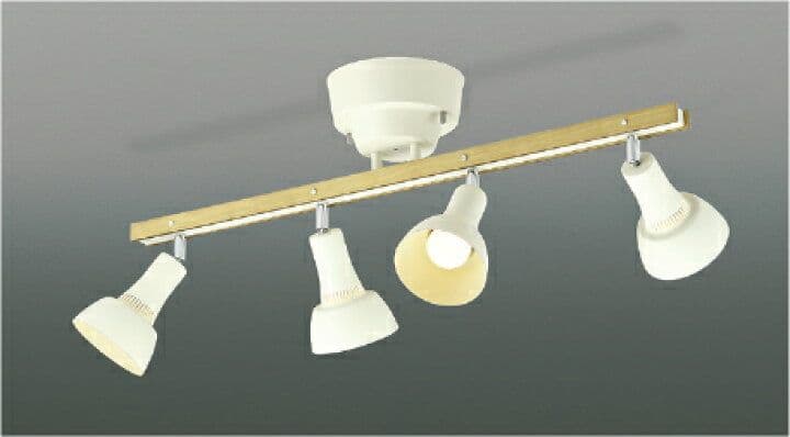 【新品/未使用】AA54924 コイズミ 照明器具 ホワイト リモコン付属