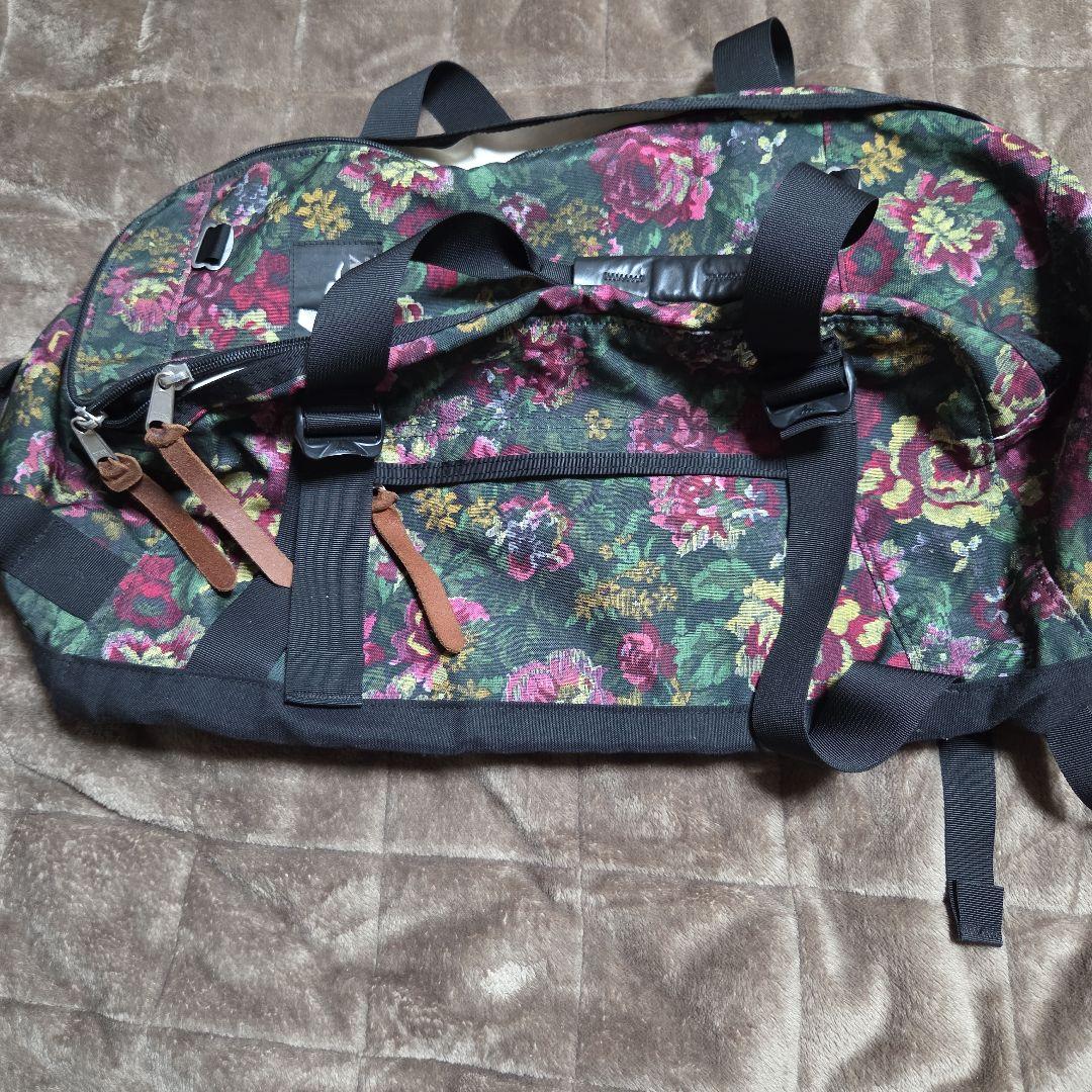 GREGORY　旧ロゴ　花柄　ボストンリュック