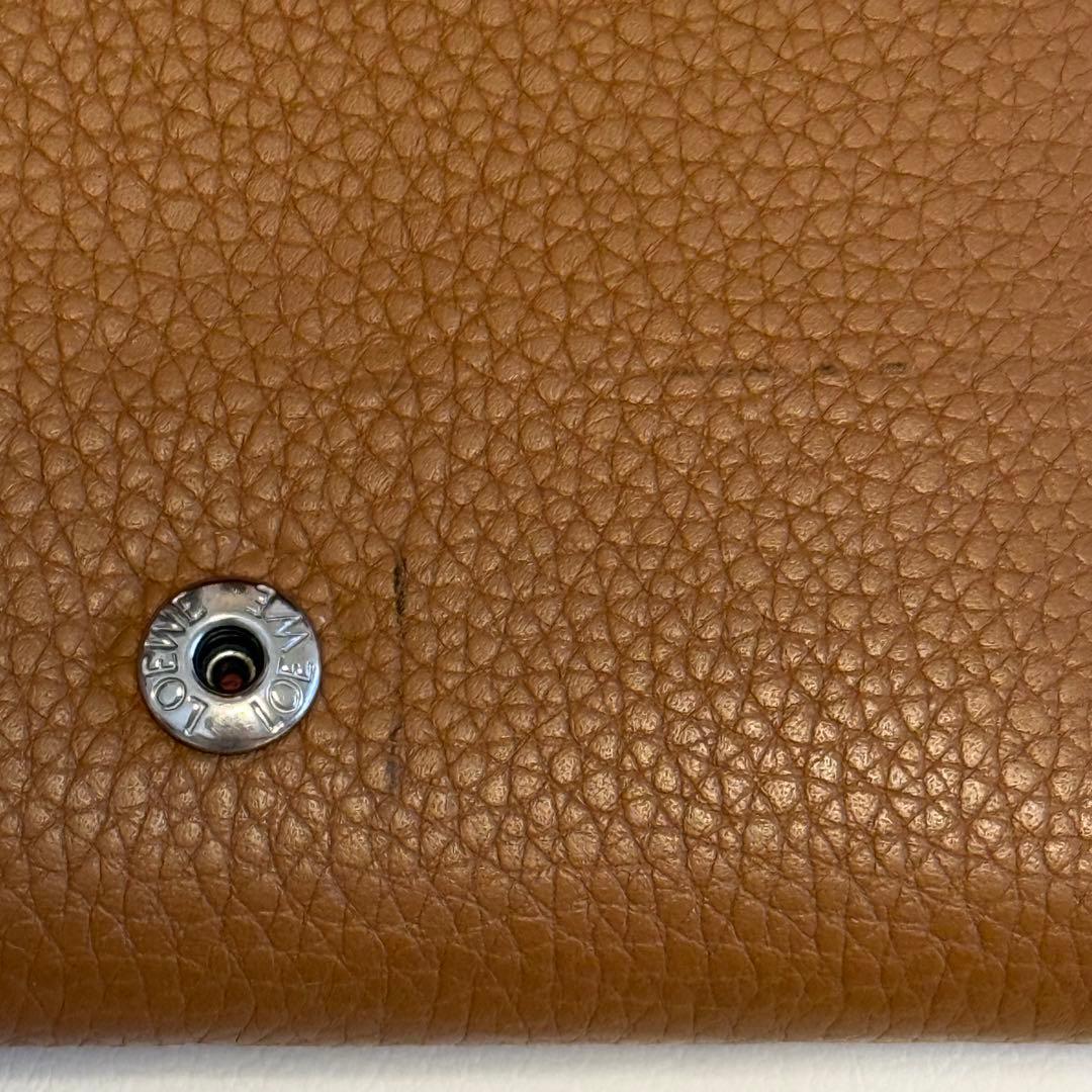 美品✨ LOEWE ロエベ バーティカルウォレット スモール キャメル ブラウン