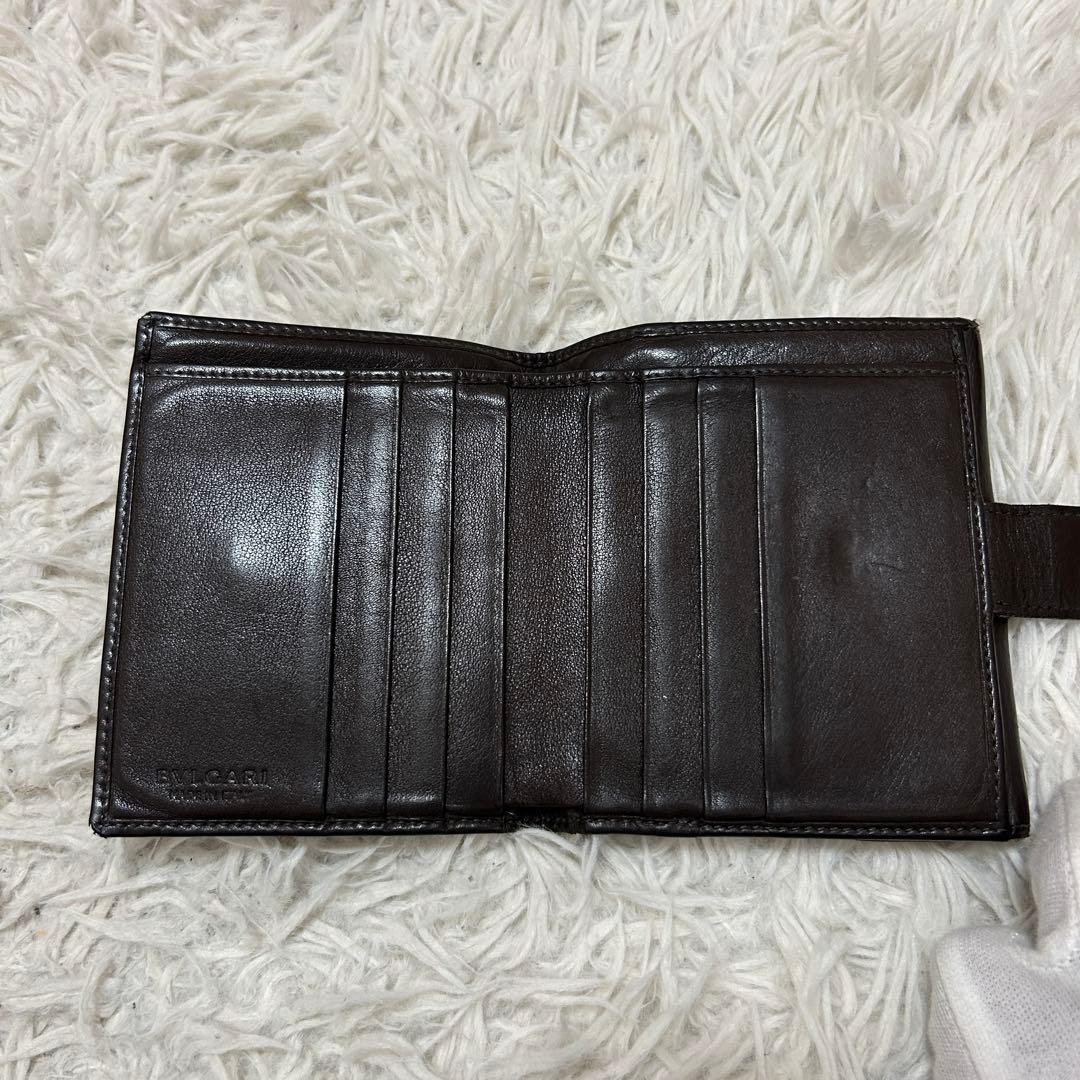 ⭐️希少⭐️ブルガリ チャンドラ 三つ折り財布 コンパクトウォレット ブラウン