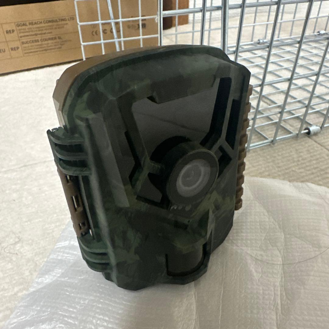 捕獲器と動体検知カメラセット