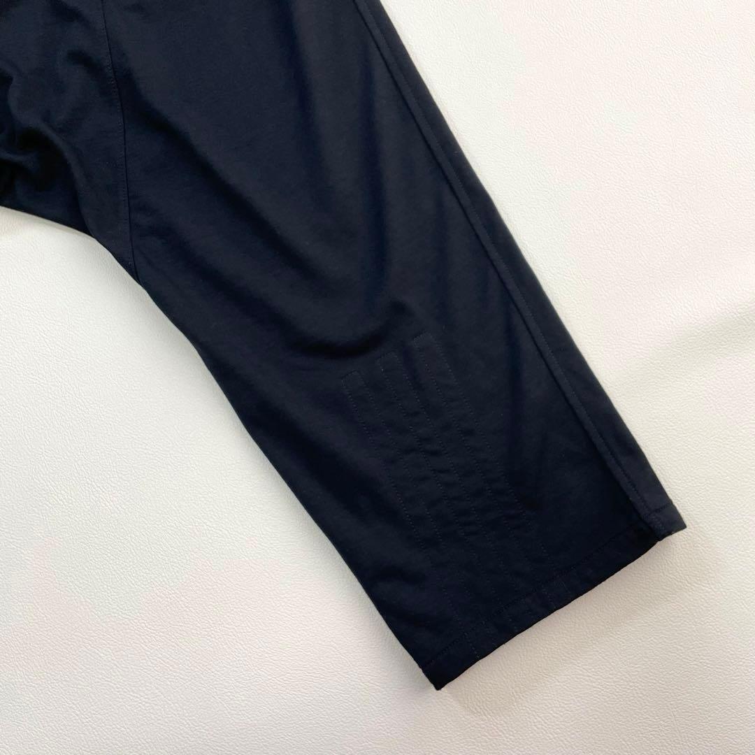 6264 Y-3 サルエルパンツ　ルーズシルエットパンツ　ブラック スリーライン