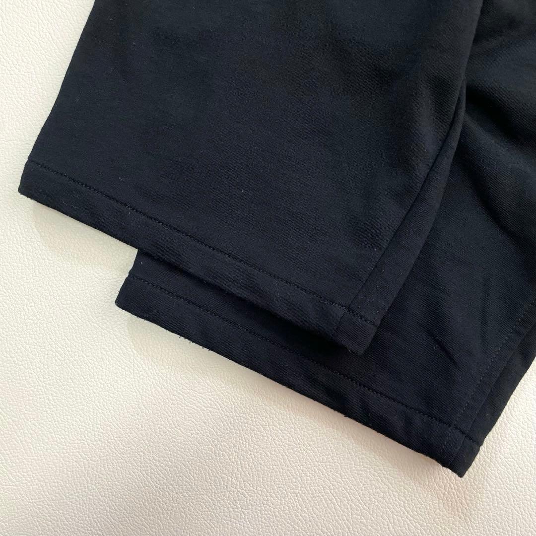 6264 Y-3 サルエルパンツ　ルーズシルエットパンツ　ブラック スリーライン