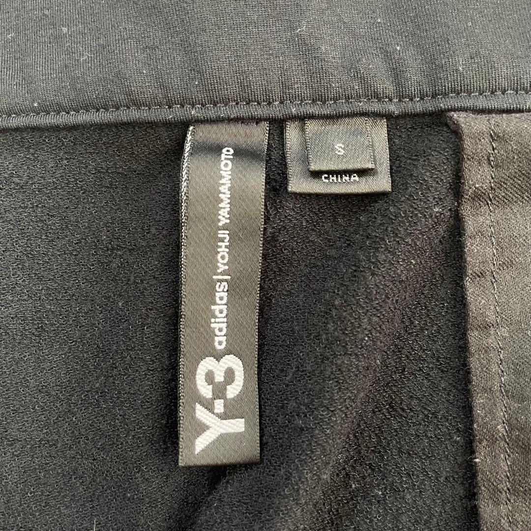 6264 Y-3 サルエルパンツ　ルーズシルエットパンツ　ブラック スリーライン