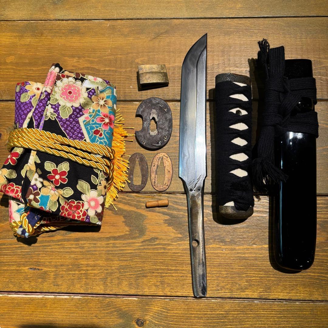 日本刀残欠クラフトナイフNo.60 最上大業物 奥州国山城大掾藤原国包 拵