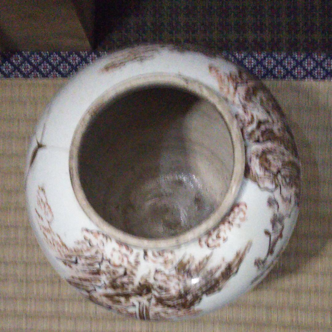 古九谷～金銀彩、沈香壺、蓋無です