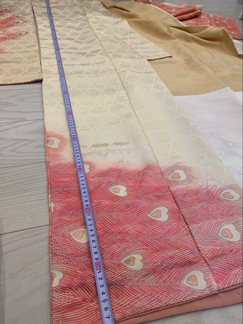 振袖　大正ロマン　昭和レトロ　アンティーク　羽織り　着物　道行　和洋折衷