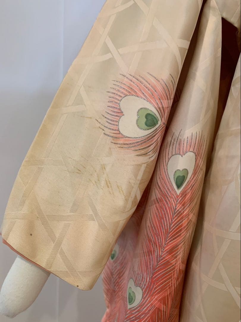 振袖　大正ロマン　昭和レトロ　アンティーク　羽織り　着物　道行　和洋折衷