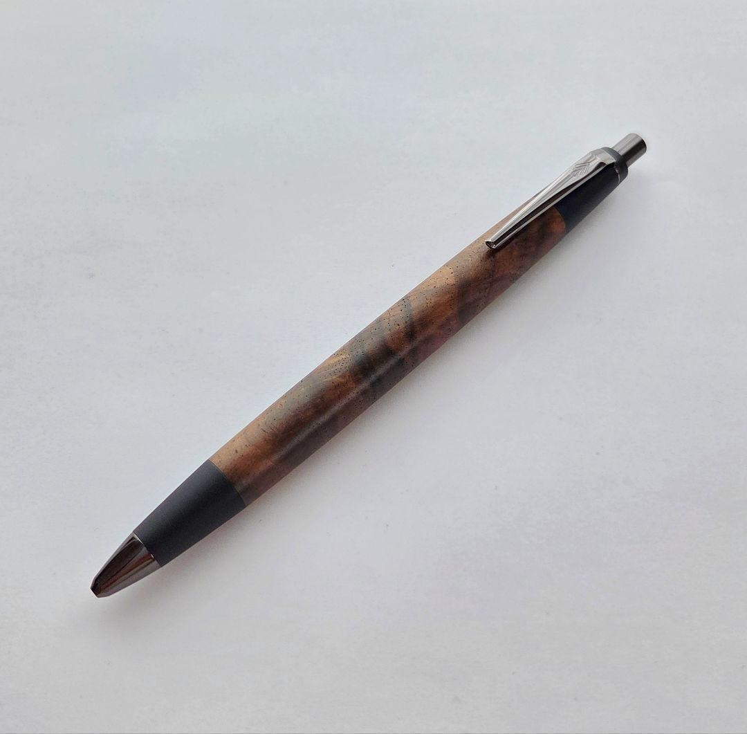 【新品未使用品】野原工芸 トルコウォールナット シャーペン ネオブラック