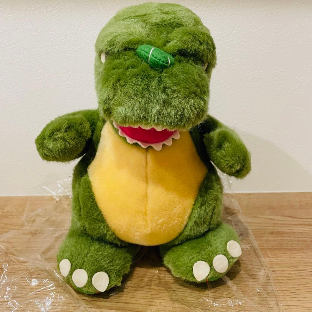 当時物 BANDAI バンダイ ゴジラ ぬいぐるみ トーキングゴジラ PETIT