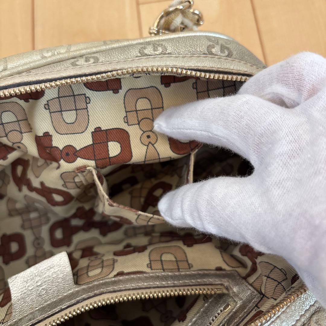 GUCCI GGキャンバスミニボストンバッグ