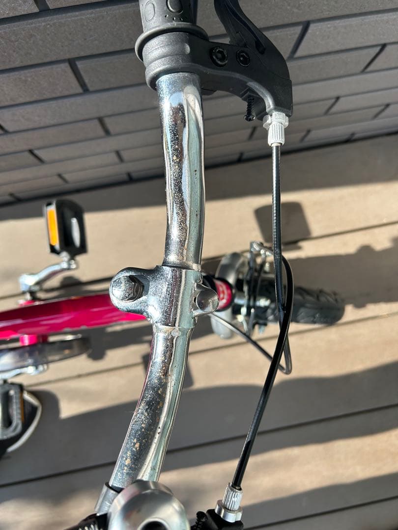 へんしんバイク　12インチ　ピンク　カラーコーン付き