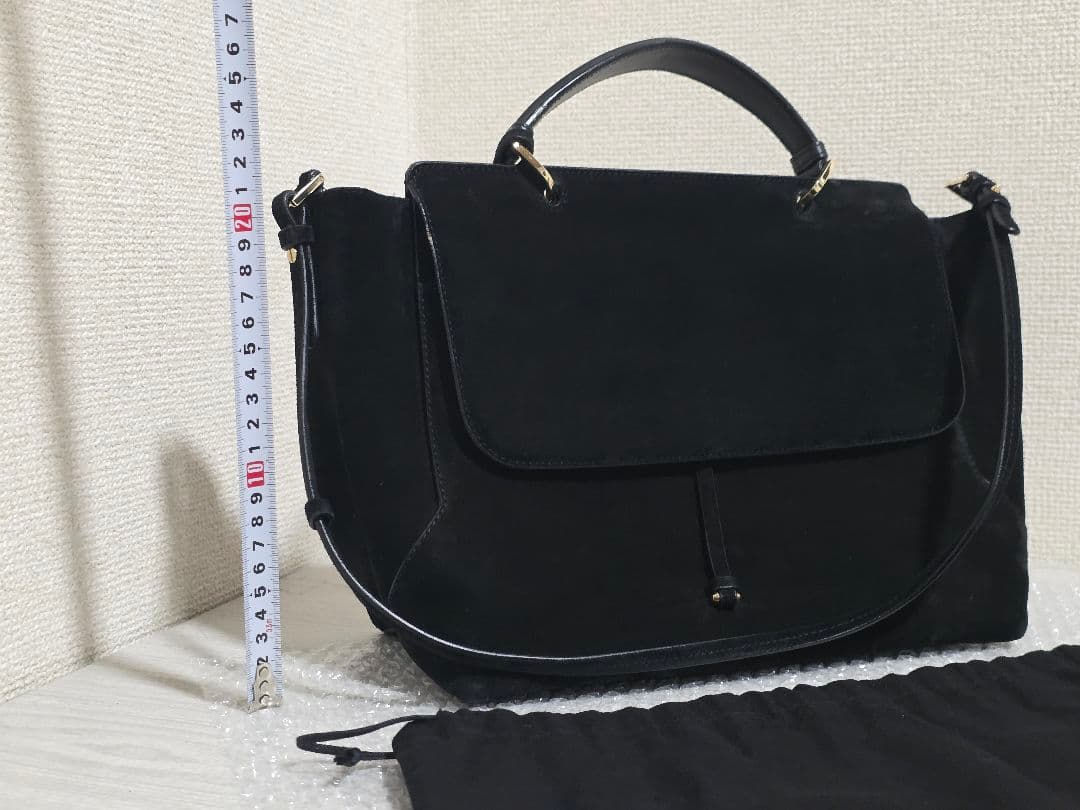 JIL SANDER ジルサンダー スエード ブラック ワンショルダーバック