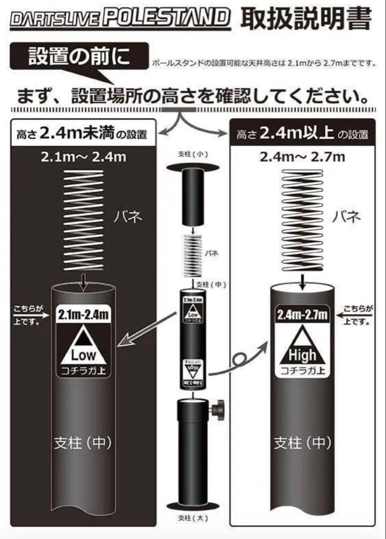 DARTSLIVE ダーツボード & ポールスタンドセット