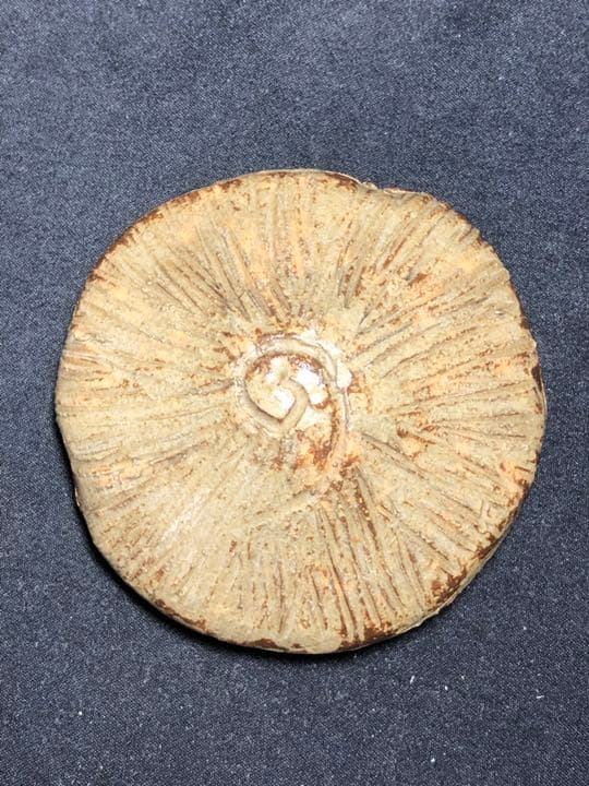 【茶道具】楽山焼 茅葺香合 香合211