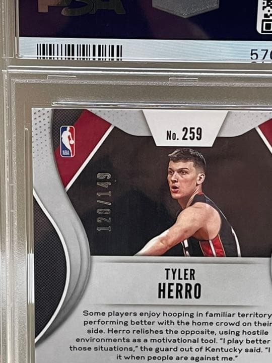 Panini prizm Tyler herro RC 149枚限定 PSA10