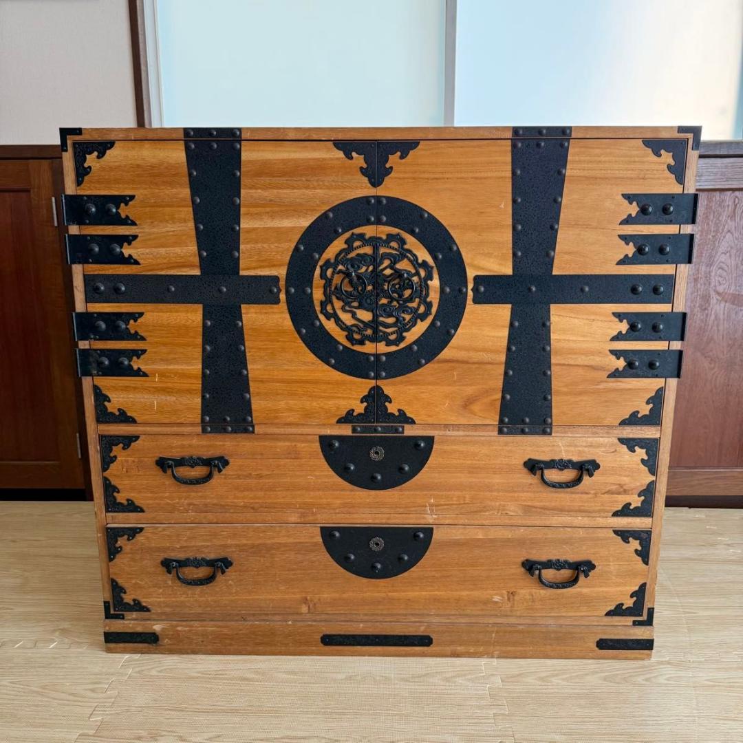 【骨董品】和箪笥／時代箪笥／桐箪笥 アンティーク家具　87-1