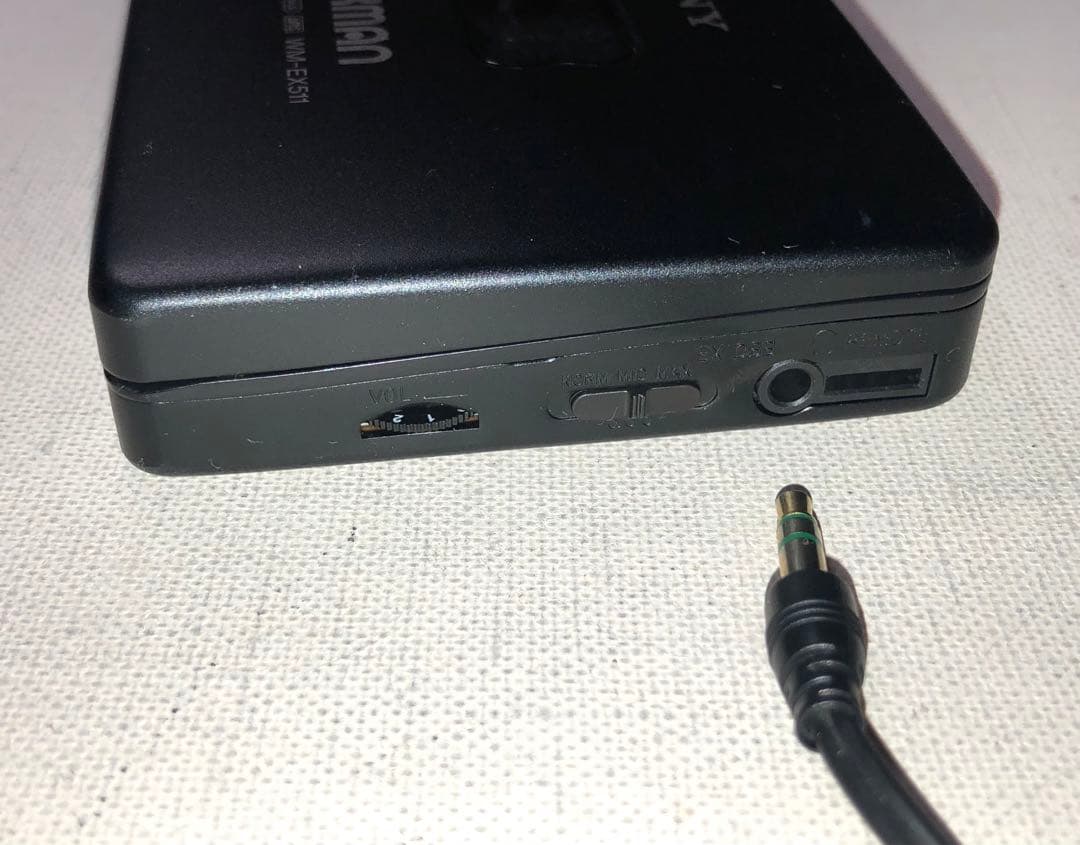 迫力音オススメWM-EX511 ブラックSONYカセットウォークマン可動品F