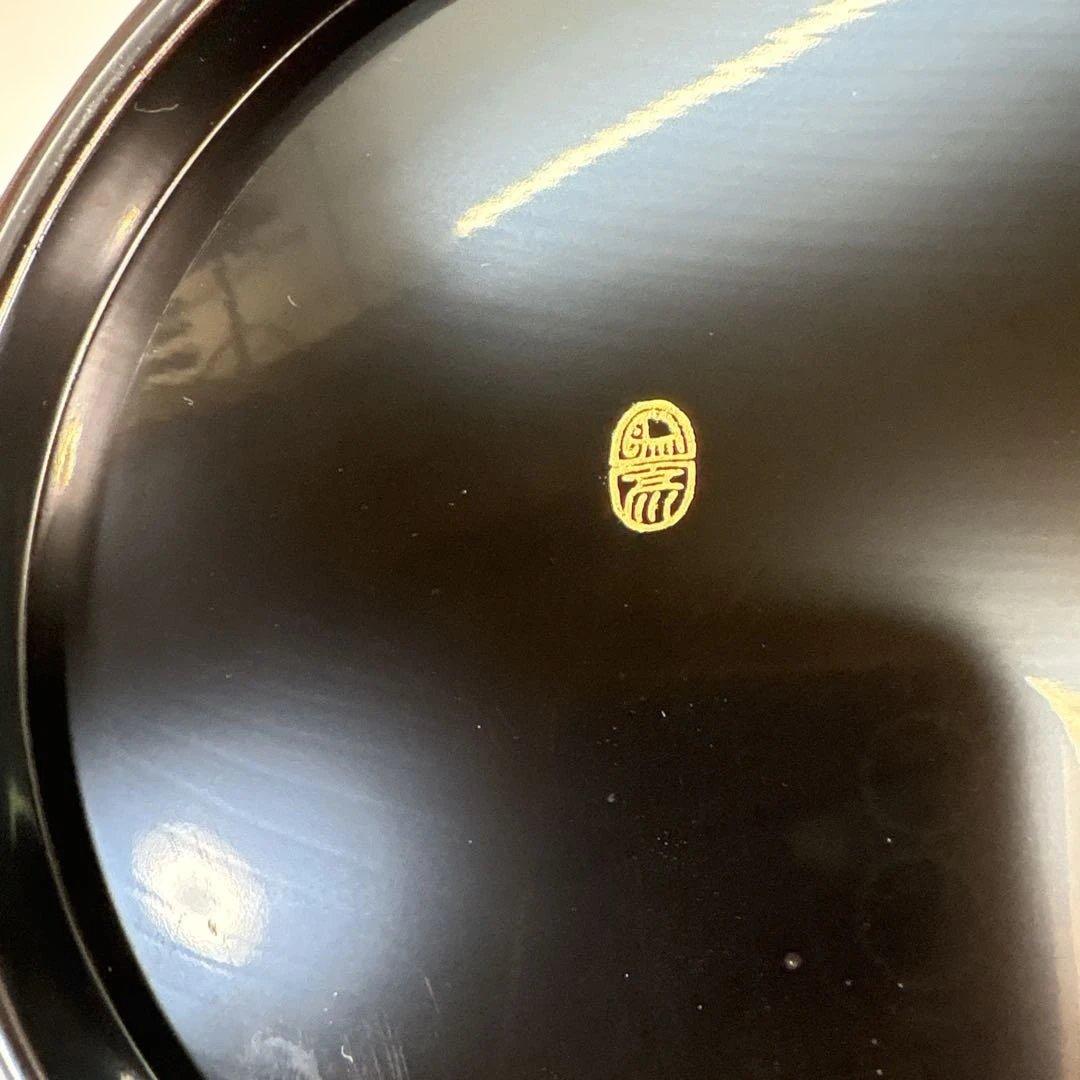 【中古品】平安象彦造　食籠　干菓子盆付（共箱）USED〈税込•送料込〉