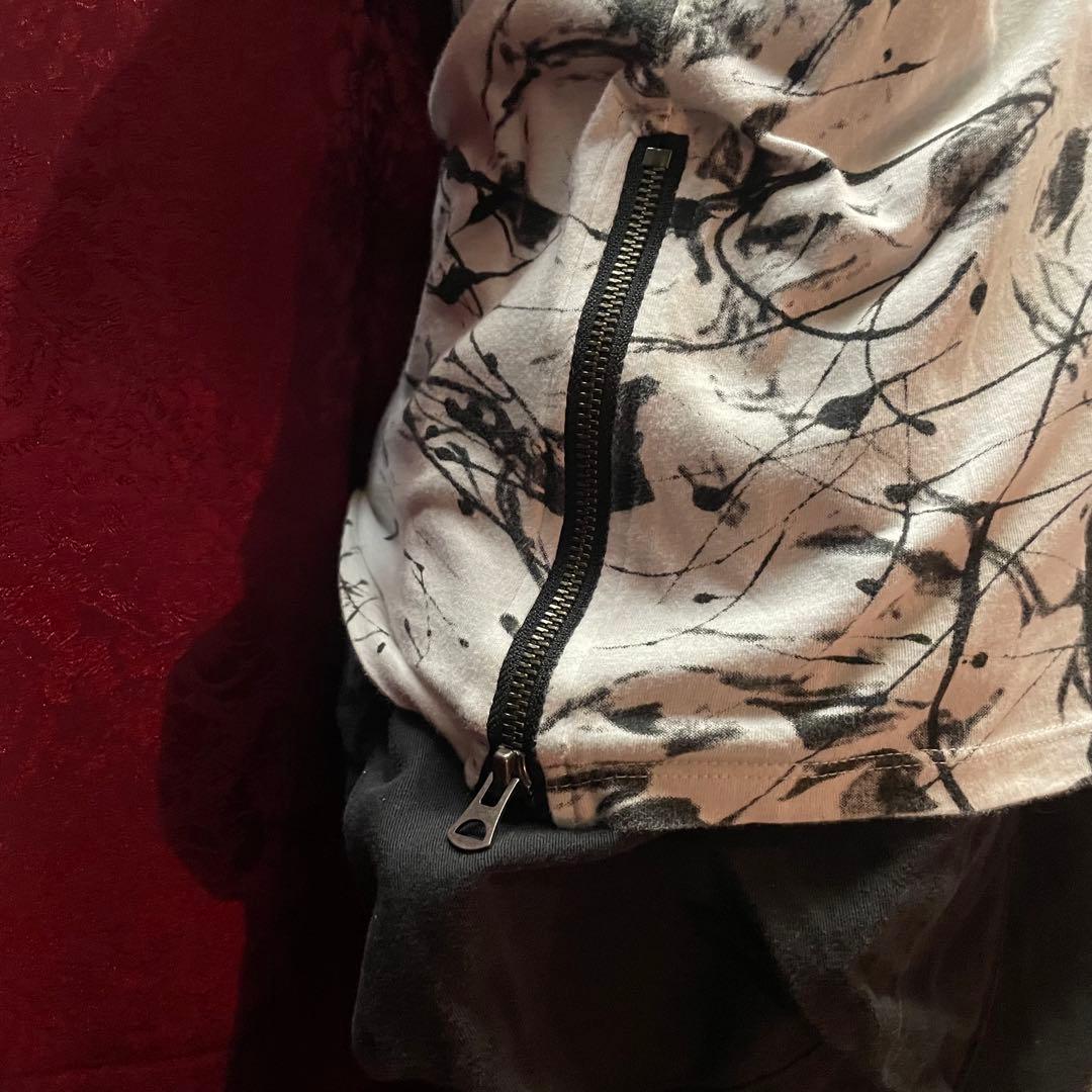 CIVARIZE ペイント柄 V系 平成 お兄系 y2k モード系 Tシャツ