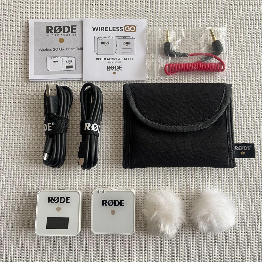 【付属品全揃い】 RØDE Wireless GO ホワイト