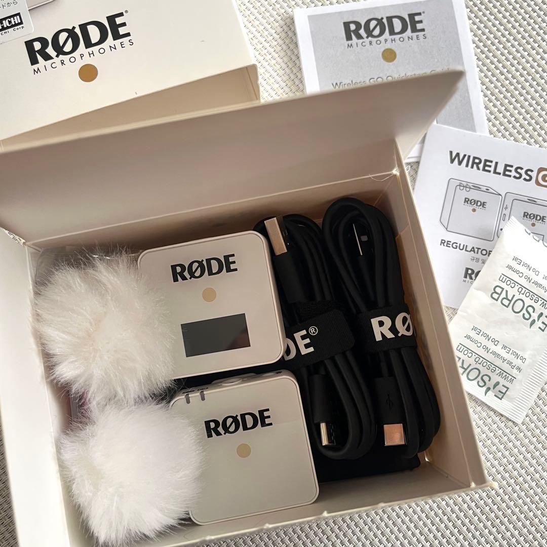 【付属品全揃い】 RØDE Wireless GO ホワイト
