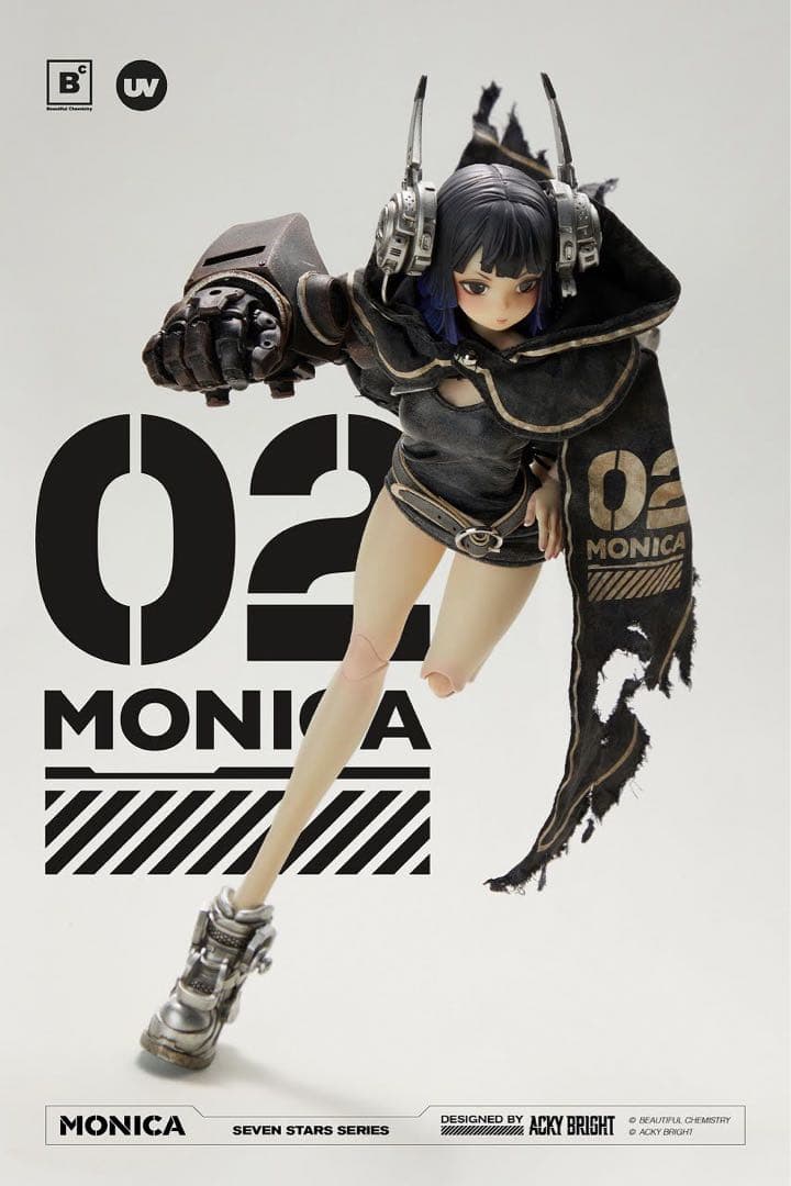 【新品未開封】Acky Bright 02 MONICA 可動フィギュア