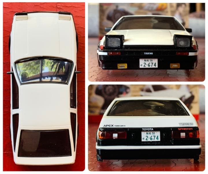 【送料無料！】ミニッツ ボディセット AE86 FC3S ザナヴィR34 R34