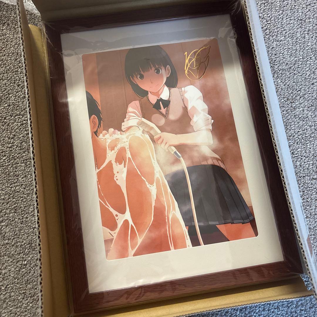 『アマガミ ちょっとおまけ劇場』絢辻詞 複製原画　名塚佳織さんの箔押しサイン入り