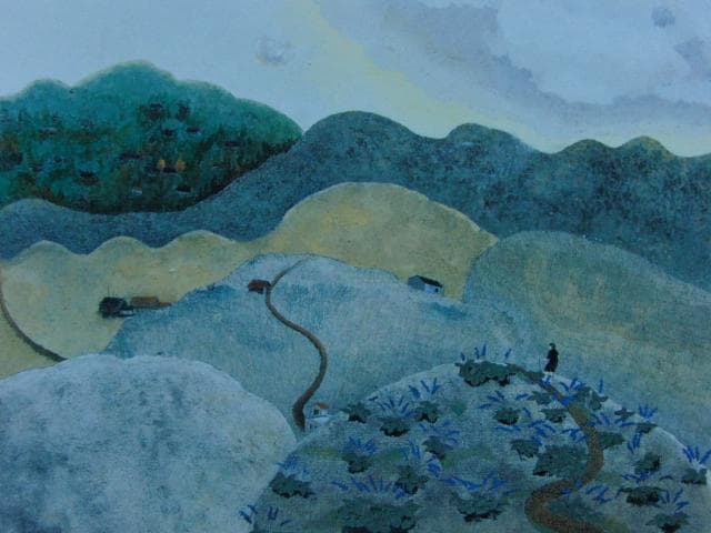 藤田龍児、浅き夢見し、希少な画集より、新品高級額・額装付