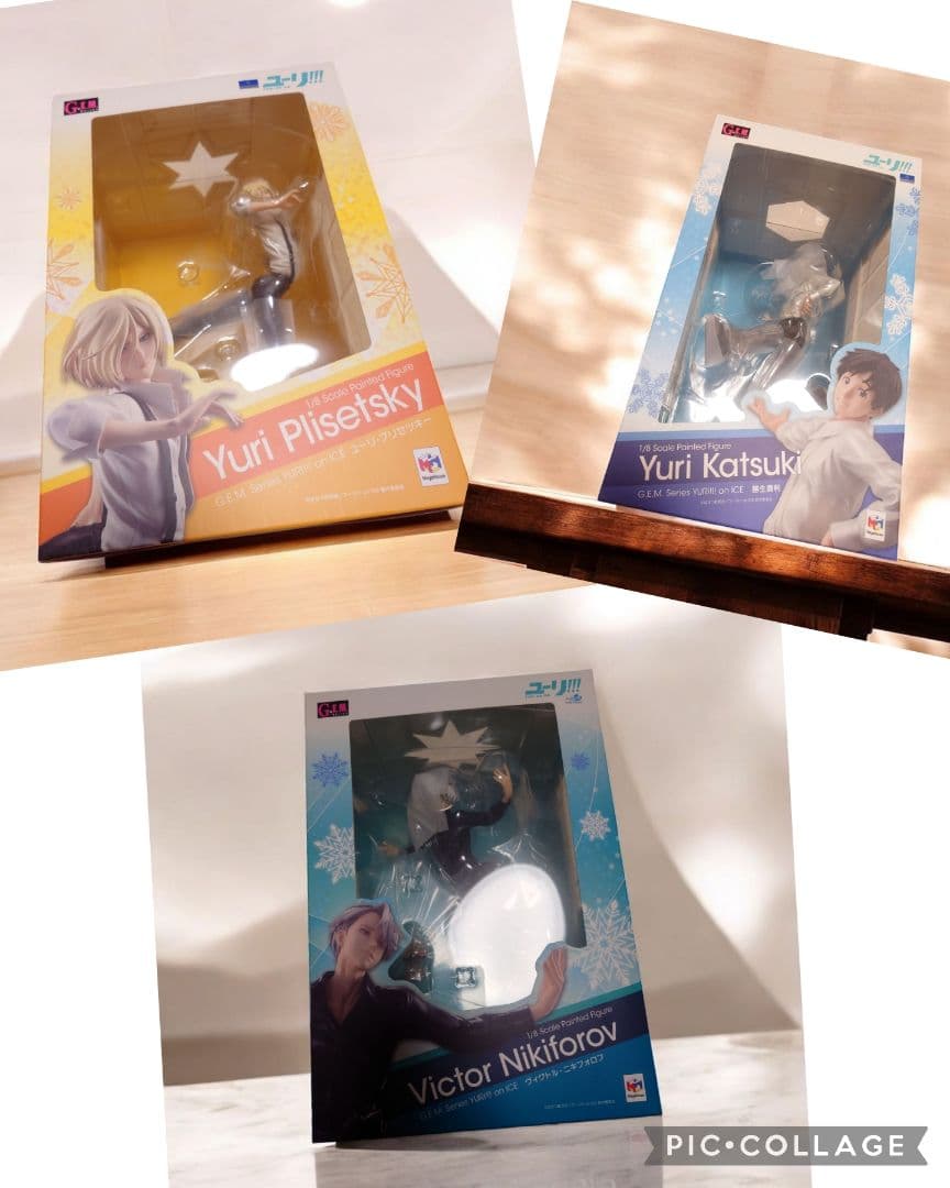 YURI on ice ユーリオンアイス フィギュア 特典付3体セット