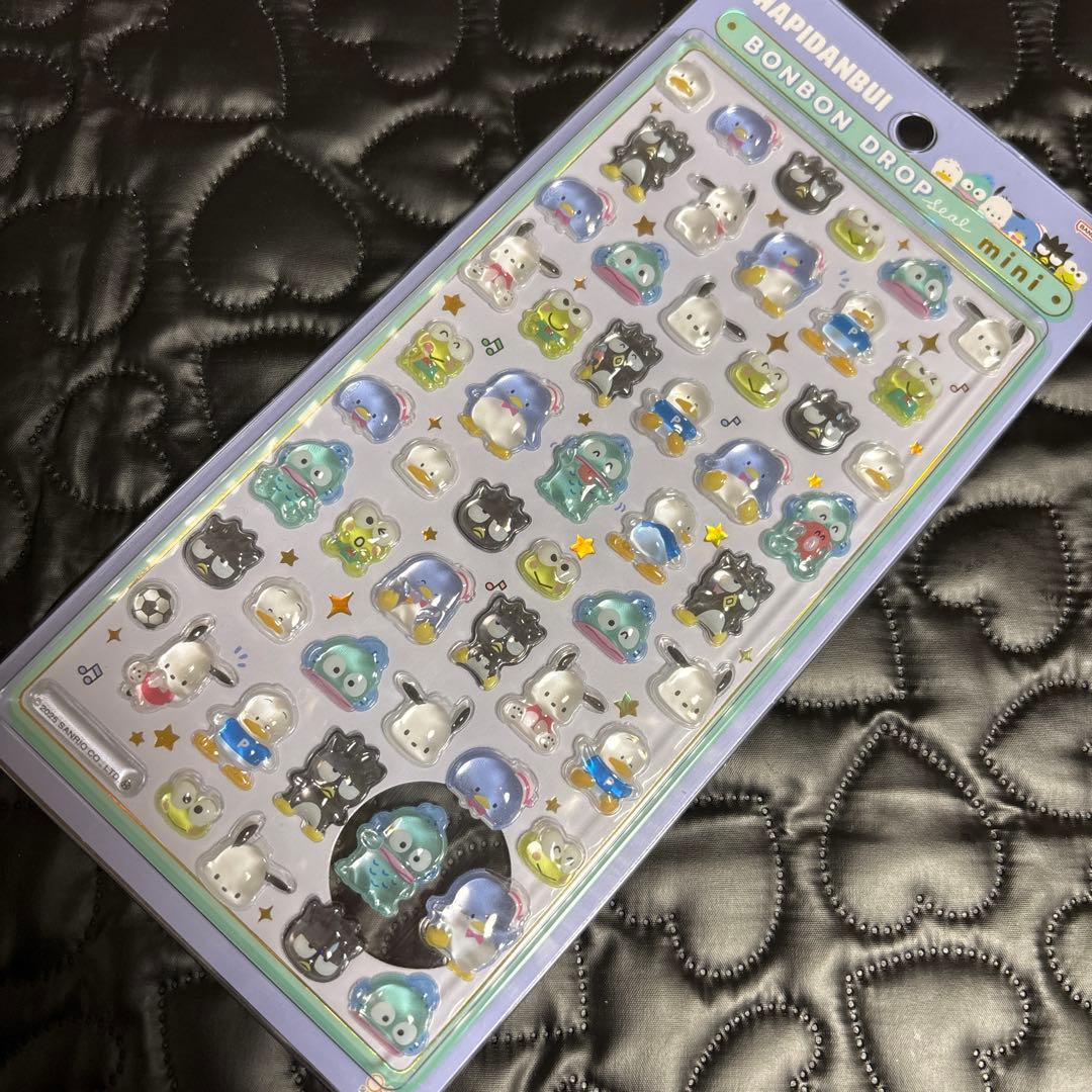 サンリオ　ボンボンドロップシールミニ　8種