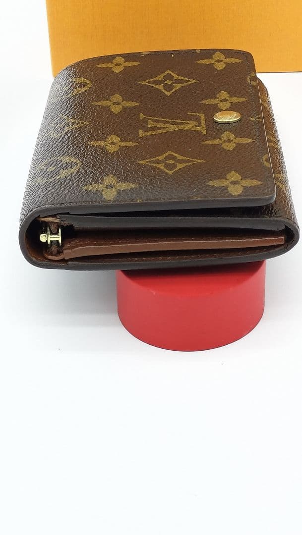 【美品】LOUIS VUITTON 二つ折り財布 モノグラム