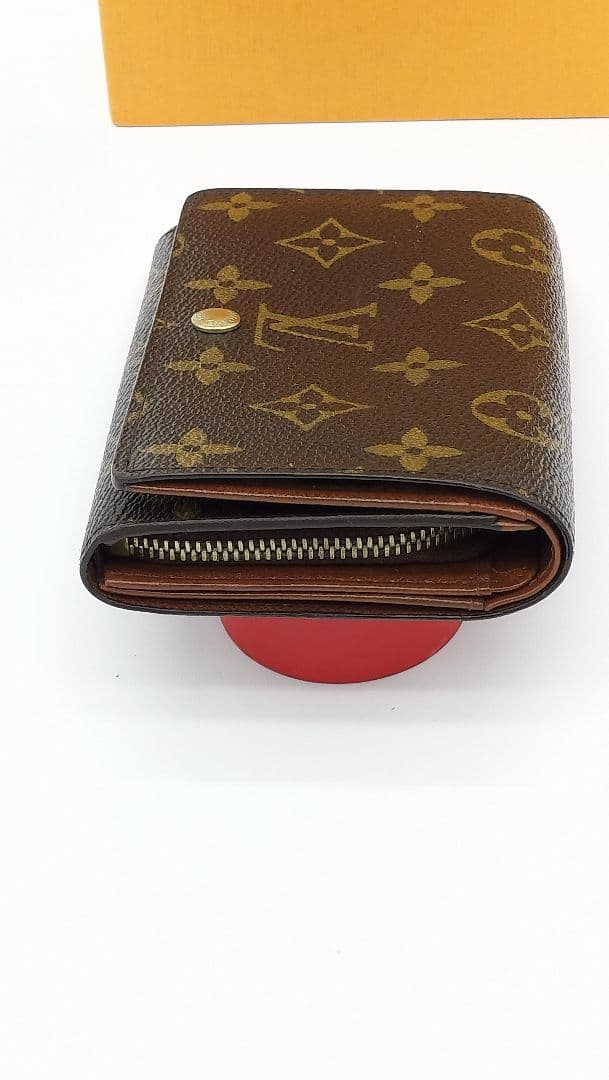 【美品】LOUIS VUITTON 二つ折り財布 モノグラム