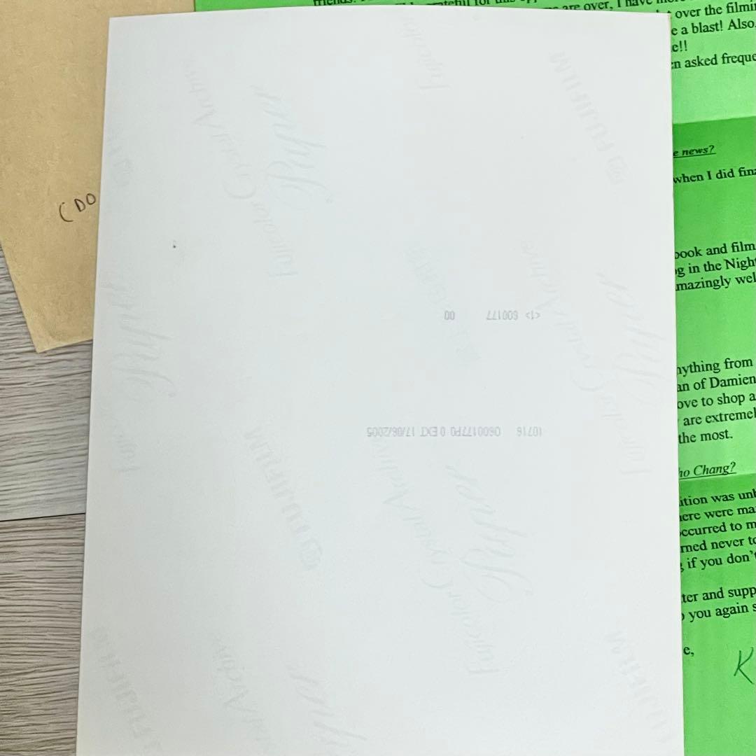 ハリーポッター チョウ・チャン 直筆サイン ケイティ・リュウ・ロング 2005年