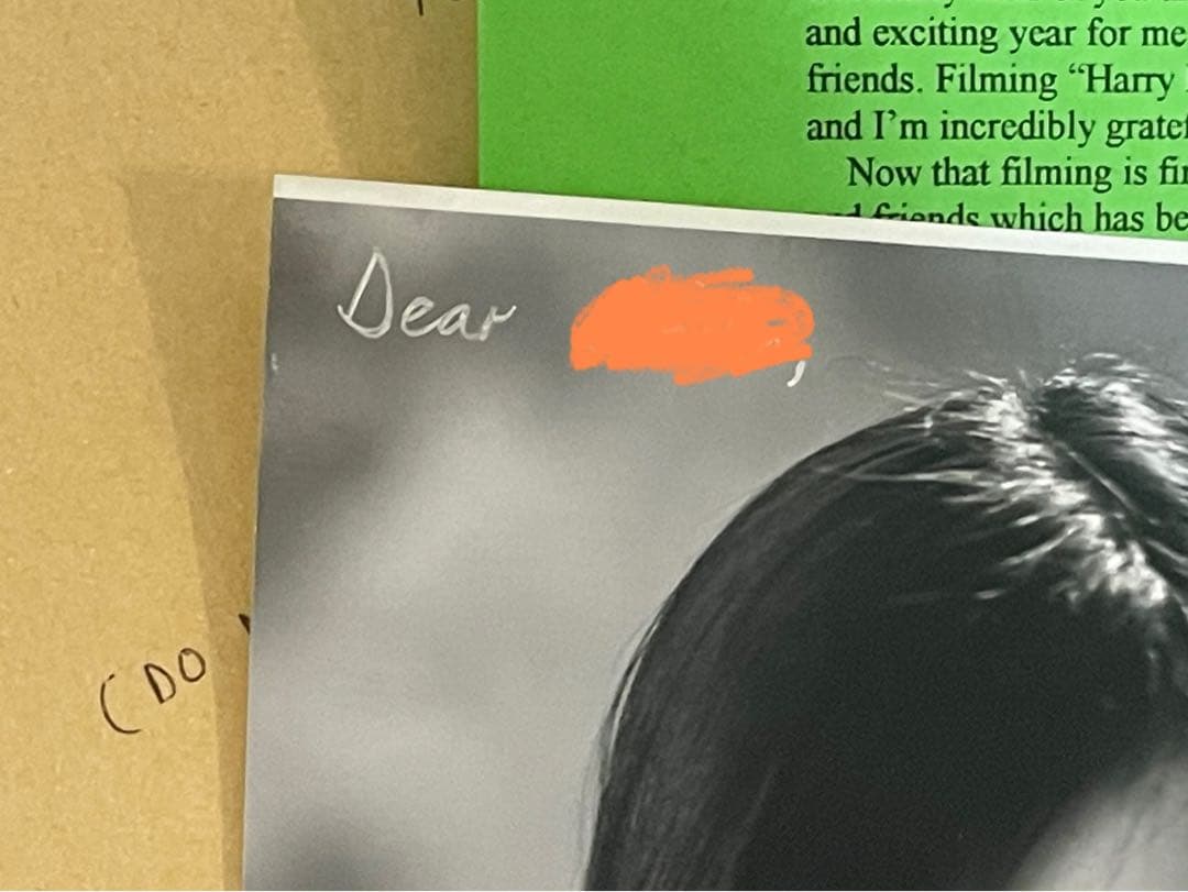 ハリーポッター チョウ・チャン 直筆サイン ケイティ・リュウ・ロング 2005年