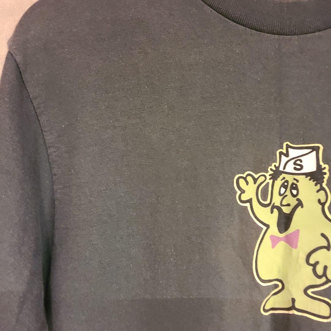 80s 黒タグ期　USA製®️有　OLD STUSSY MONSTER TEE