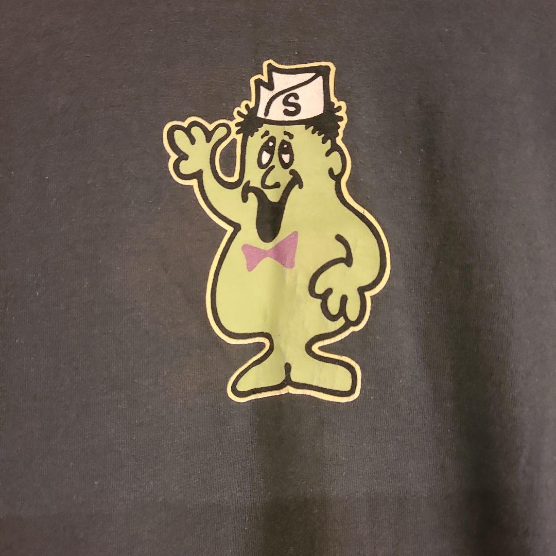 80s 黒タグ期　USA製®️有　OLD STUSSY MONSTER TEE