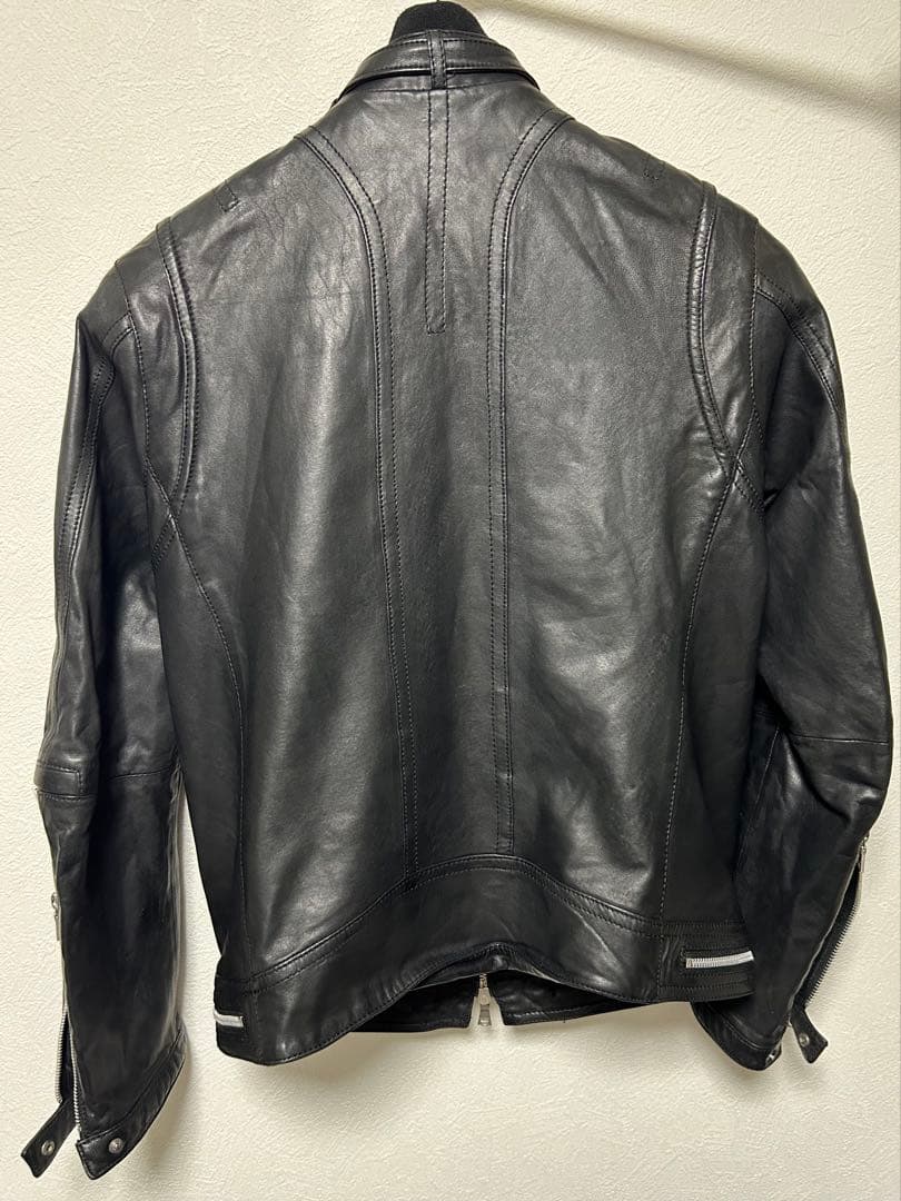 LOVELESS シングルライダースジャケット ブラック