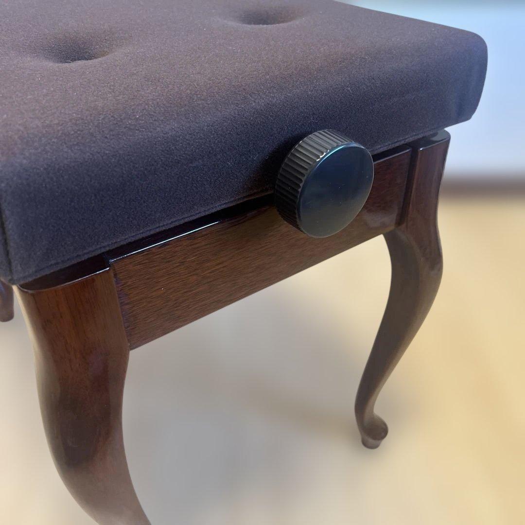 【極美品】YAMAHA ピアノ付属椅子　木目　猫脚　マホガニー