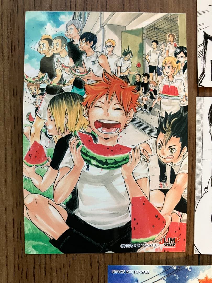 100 ハイキュー　日向翔陽　イラストカード　ポストカード